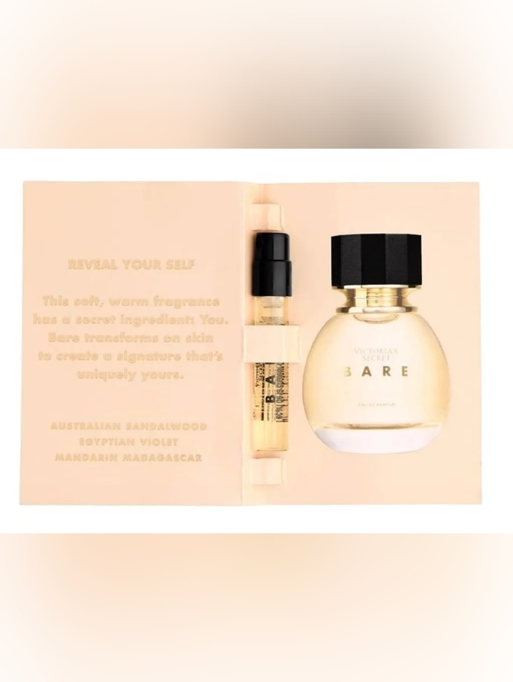 Victoria's Secret Bare Perfume Fragrance Spray Mini Sample Size New